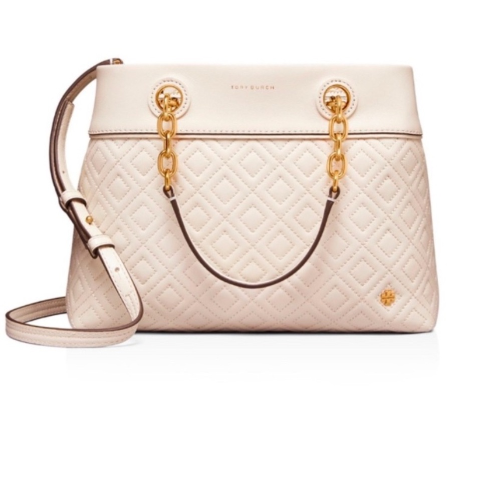 TORY BURCH Fleming Small Leather Tote. New with tag
